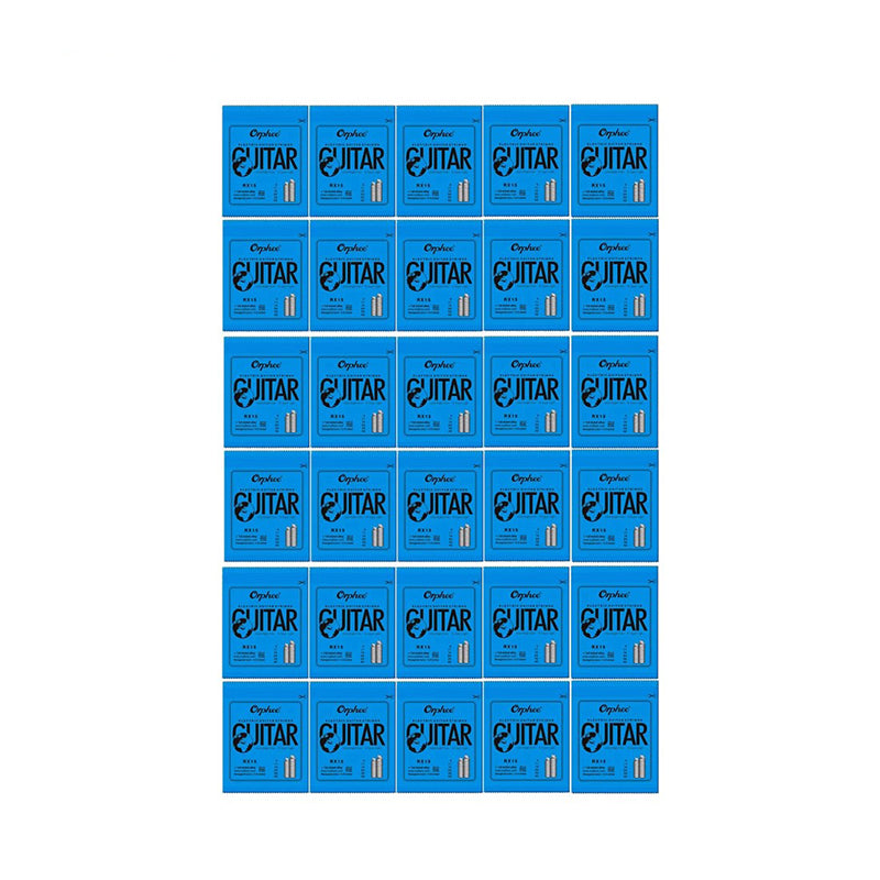 10/50 Set Orphee electric guitar 6 strings – clear and bright tone, durable carbon steel hex core