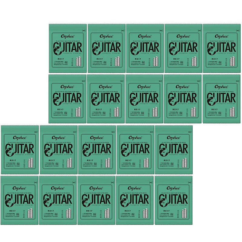 10/50 Set Orphee electric guitar 6 strings – clear and bright tone, durable carbon steel hex core