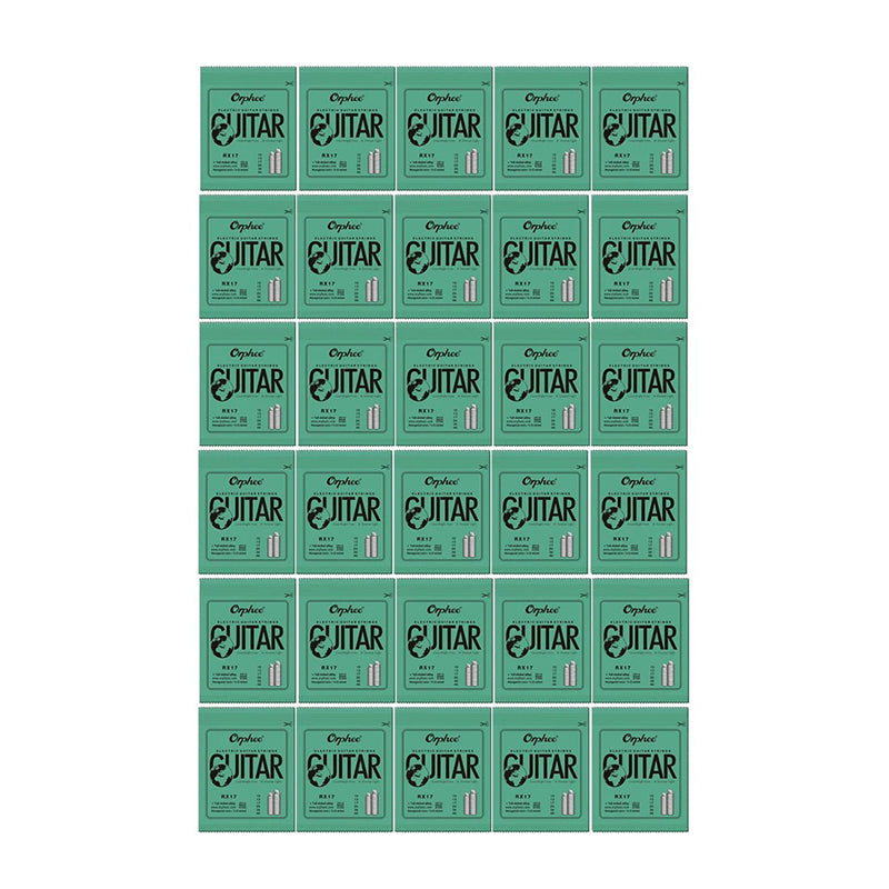 10/50 Set Orphee electric guitar 6 strings – clear and bright tone, durable carbon steel hex core