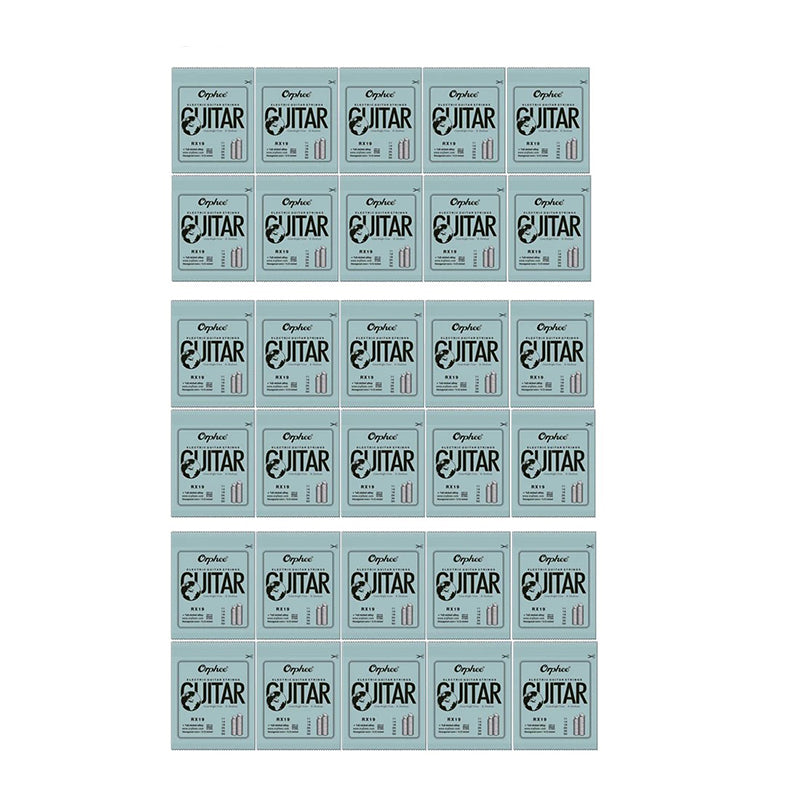 10/50 Set Orphee electric guitar 6 strings – clear and bright tone, durable carbon steel hex core