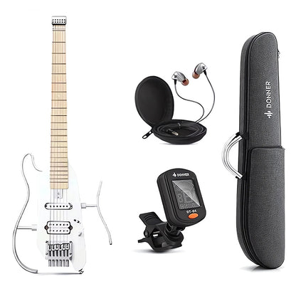 Donner HUSH-X headless silent electric travel guitar