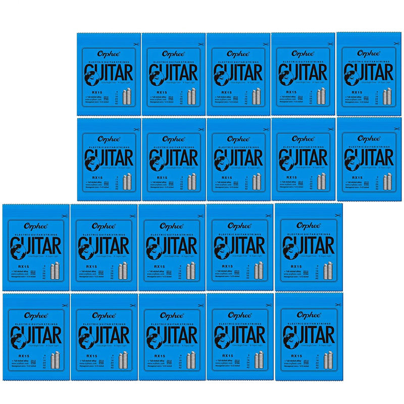 10/50 Set Orphee electric guitar 6 strings – clear and bright tone, durable carbon steel hex core