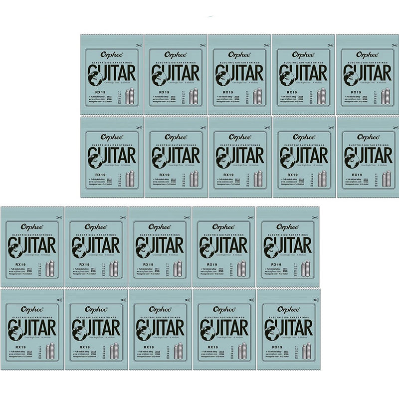 10/50 Set Orphee electric guitar 6 strings – clear and bright tone, durable carbon steel hex core